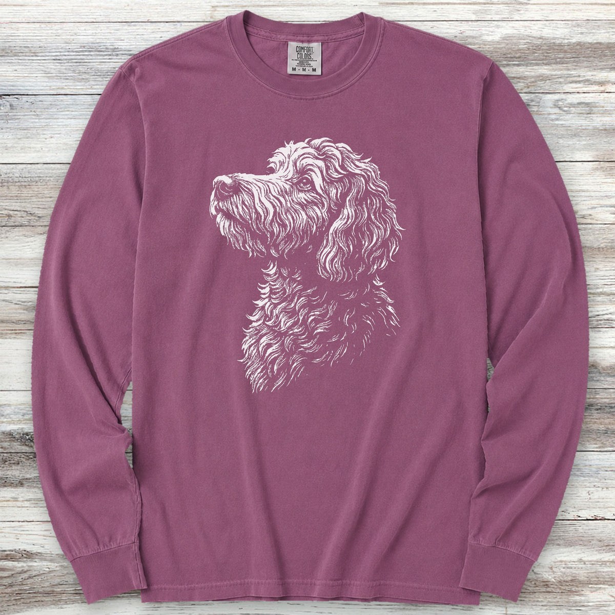 Doodle Loyalty Long Sleeve Tee - Berry