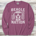 Beagle Nation Long Sleeve Tee - Berry