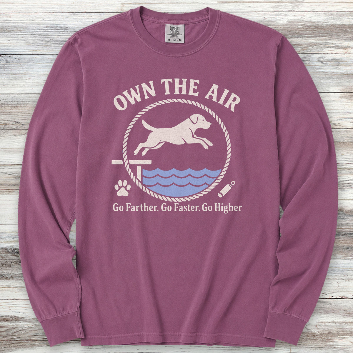 Labrador Retriever Air Long Sleeve Tee - Berry