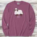 Boykin Spaniel Boo Long Sleeve Tee - Berry