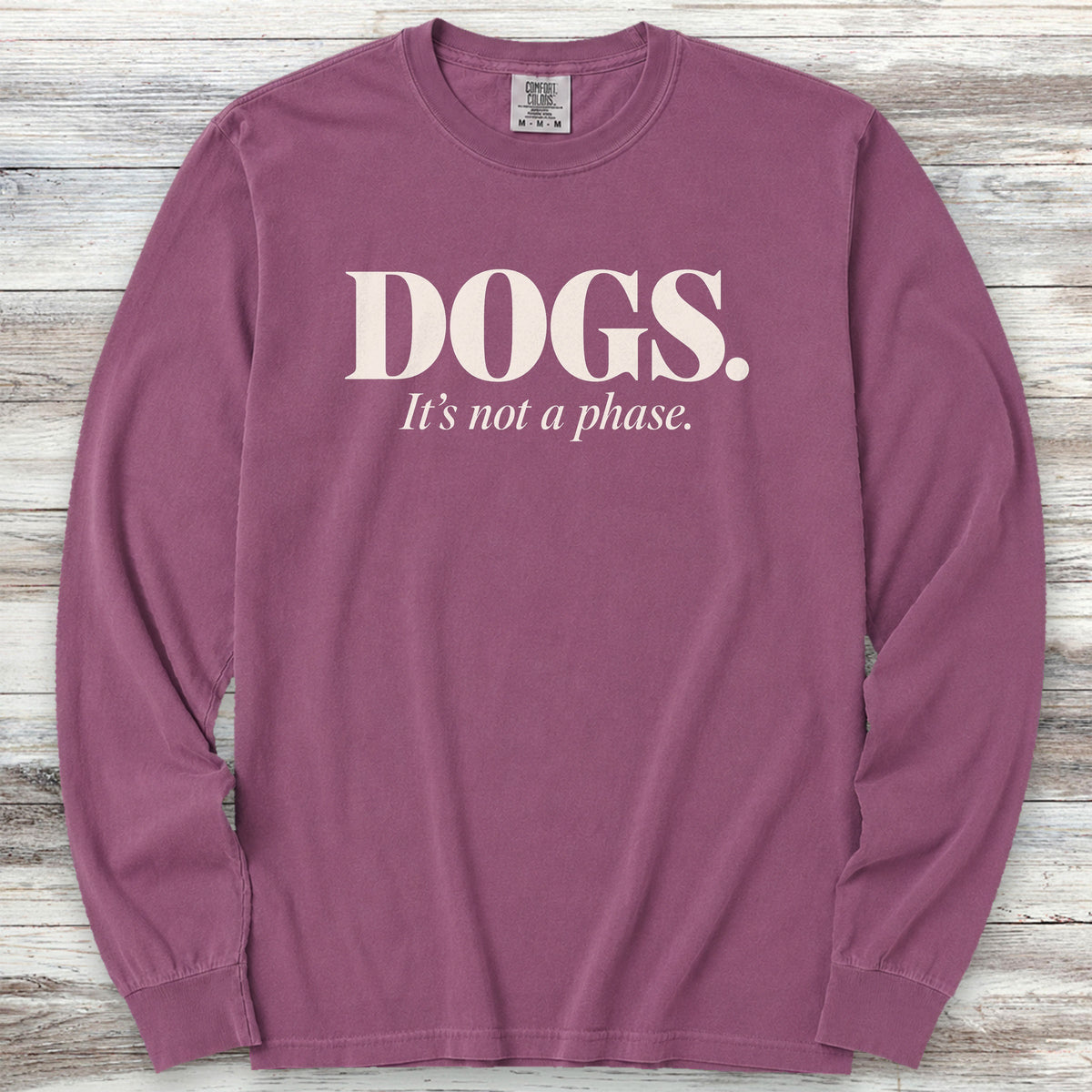 Not a Phase Long Sleeve Tee - Berry