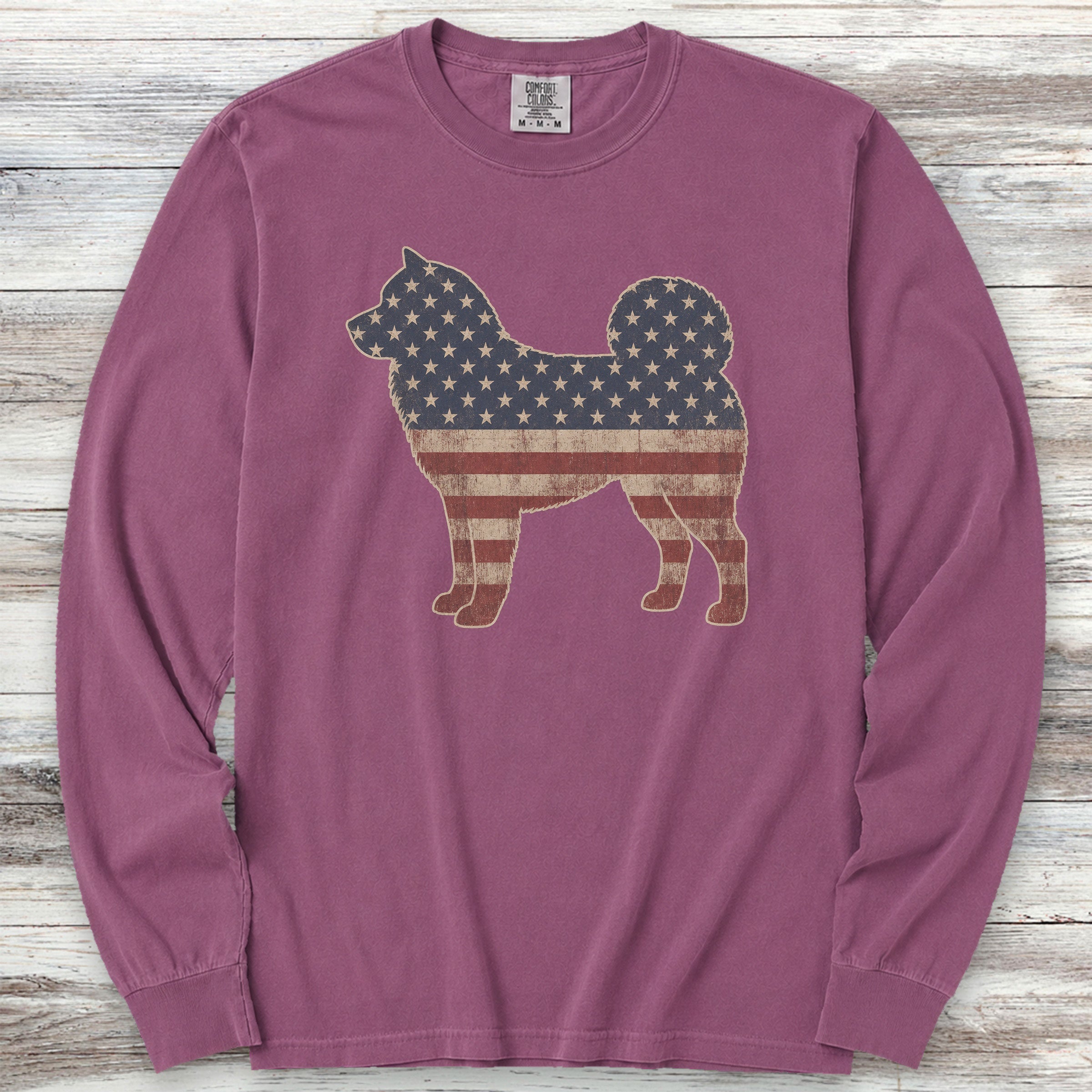 Akita Vintage USA Long Sleeve Tee - Berry