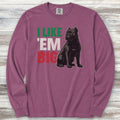 Cane Corso Big Long Sleeve Tee - Berry