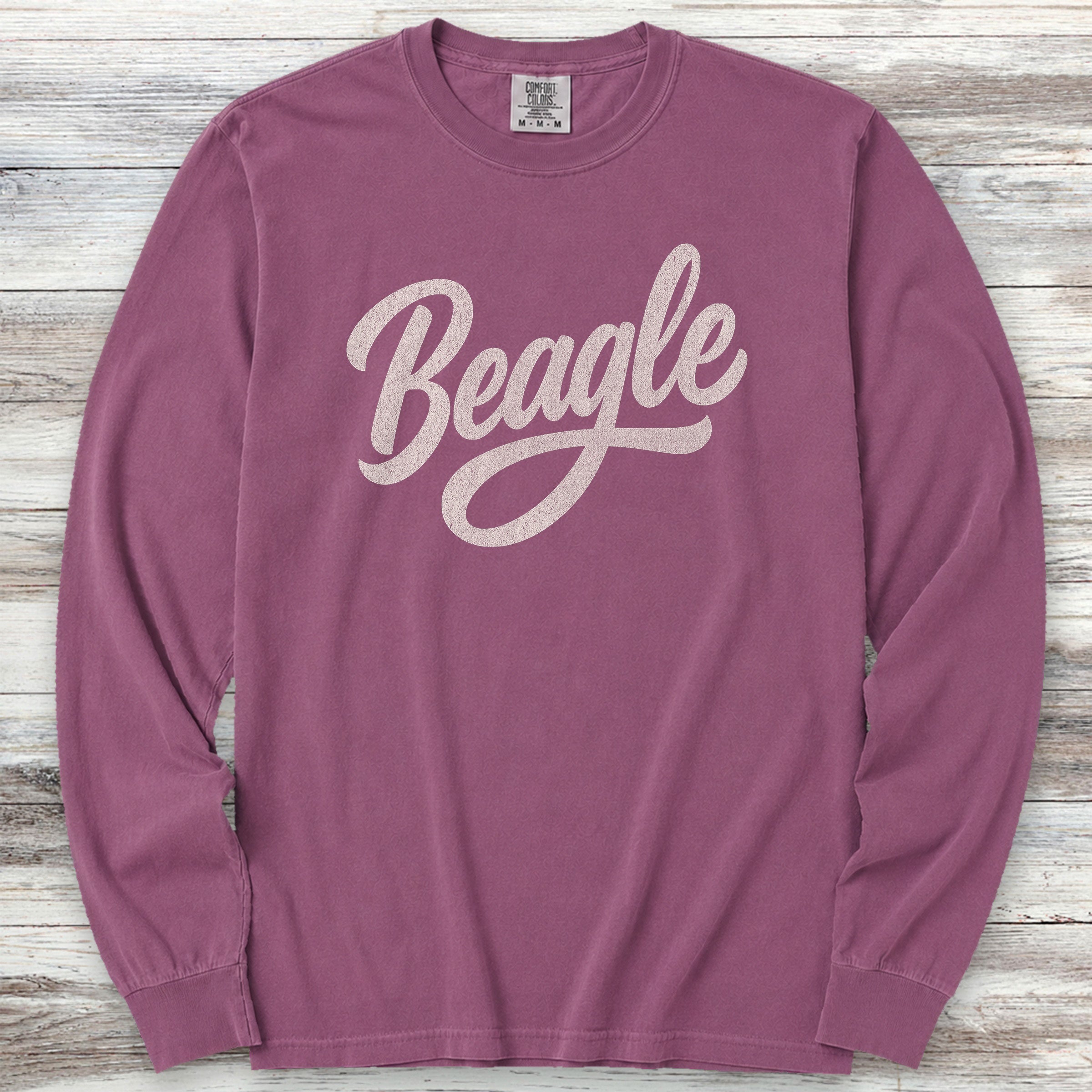 Team Beagle Long Sleeve Tee - Berry
