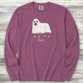 Pit Bull Boo Long Sleeve Tee - Berry