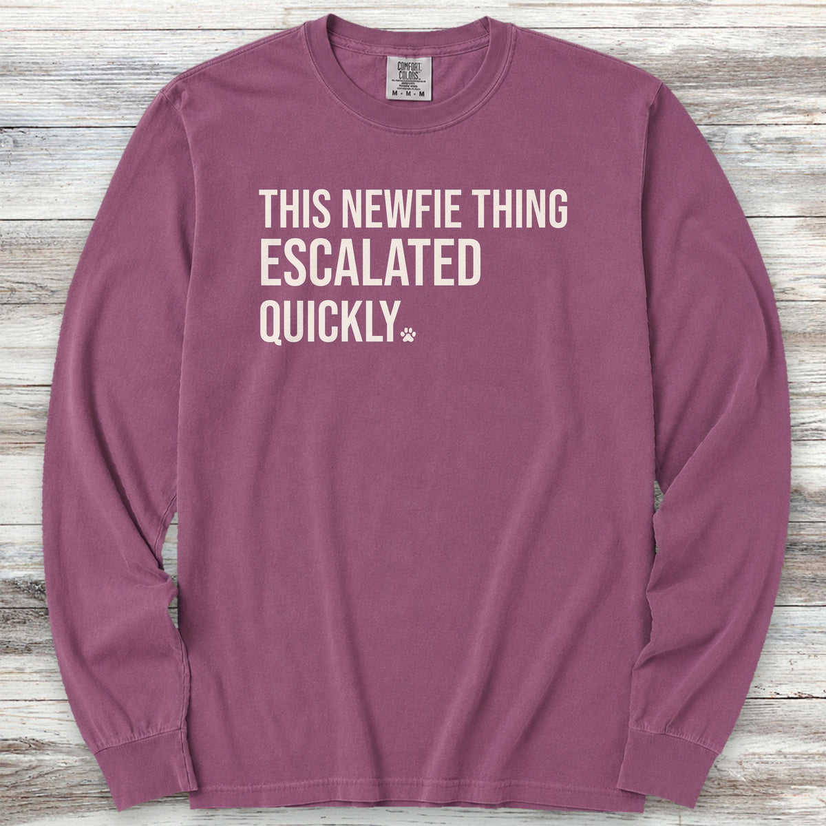 Newfoundland Escalated Long Sleeve Tee - Berry
