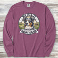 Australian Shepherd Aussie Smart Long Sleeve Tee - Berry