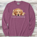 Golden Retriever Nope Long Sleeve Tee - Berry