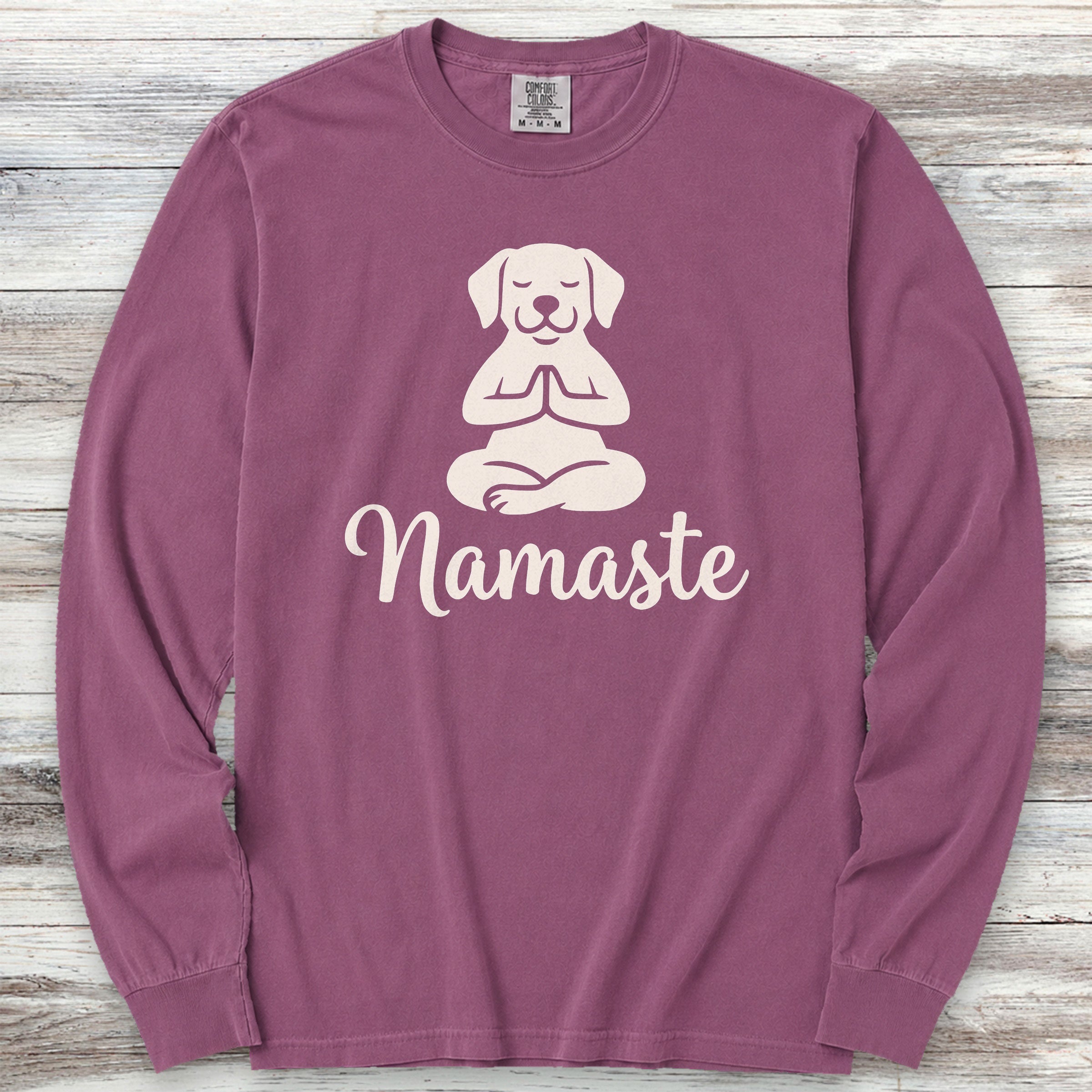 Namaste Long Sleeve Tee - Berry