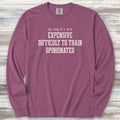 My Dog & I Long Sleeve Tee - Berry