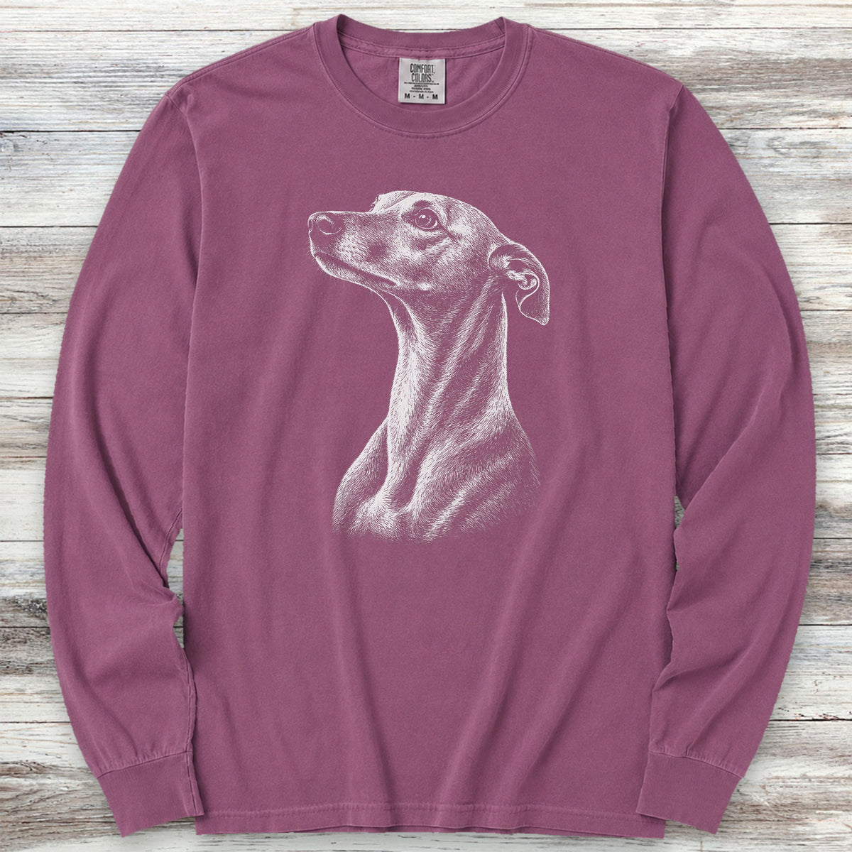 Whippet Loyalty Long Sleeve Tee - Berry
