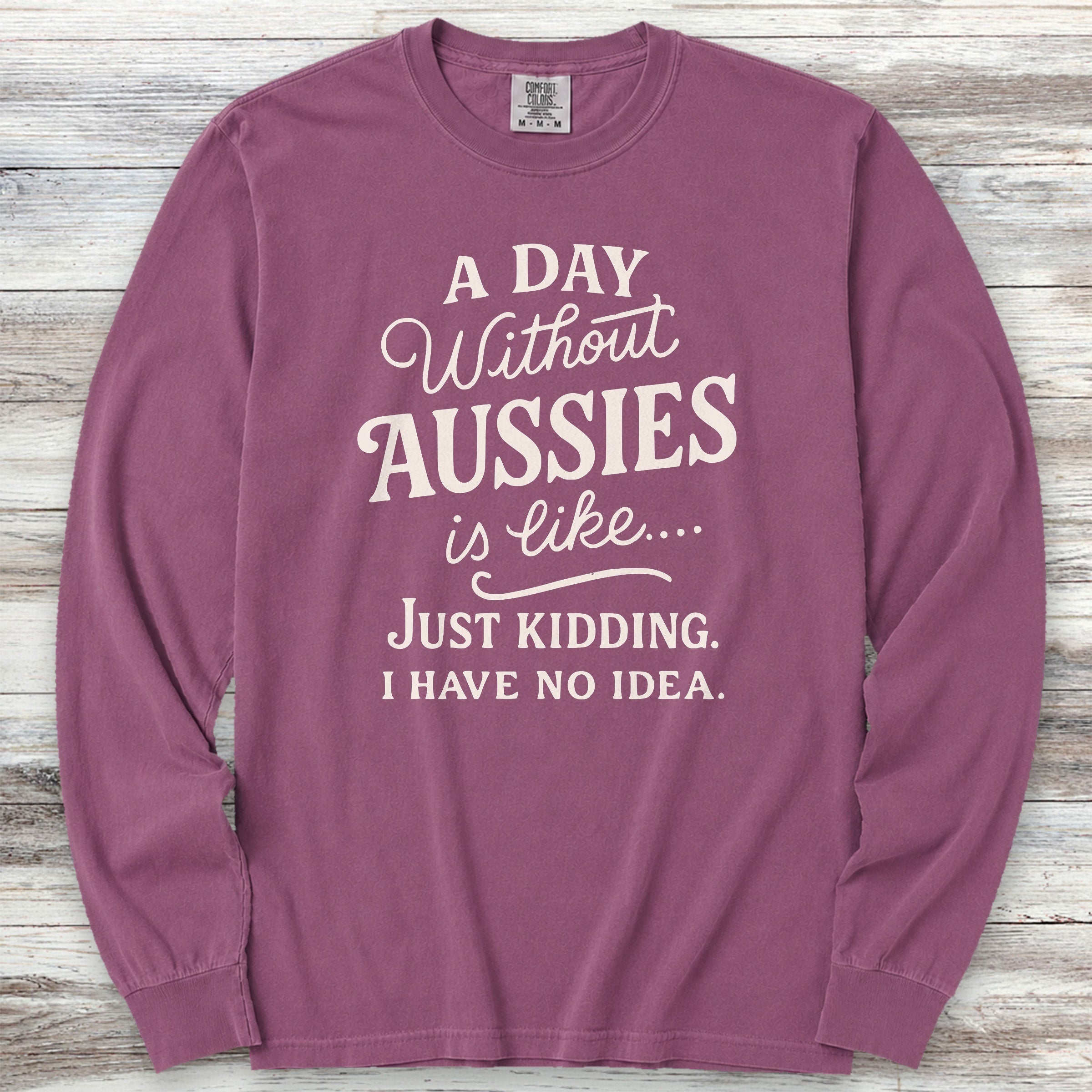 Aussie Days Long Sleeve Tee - Berry