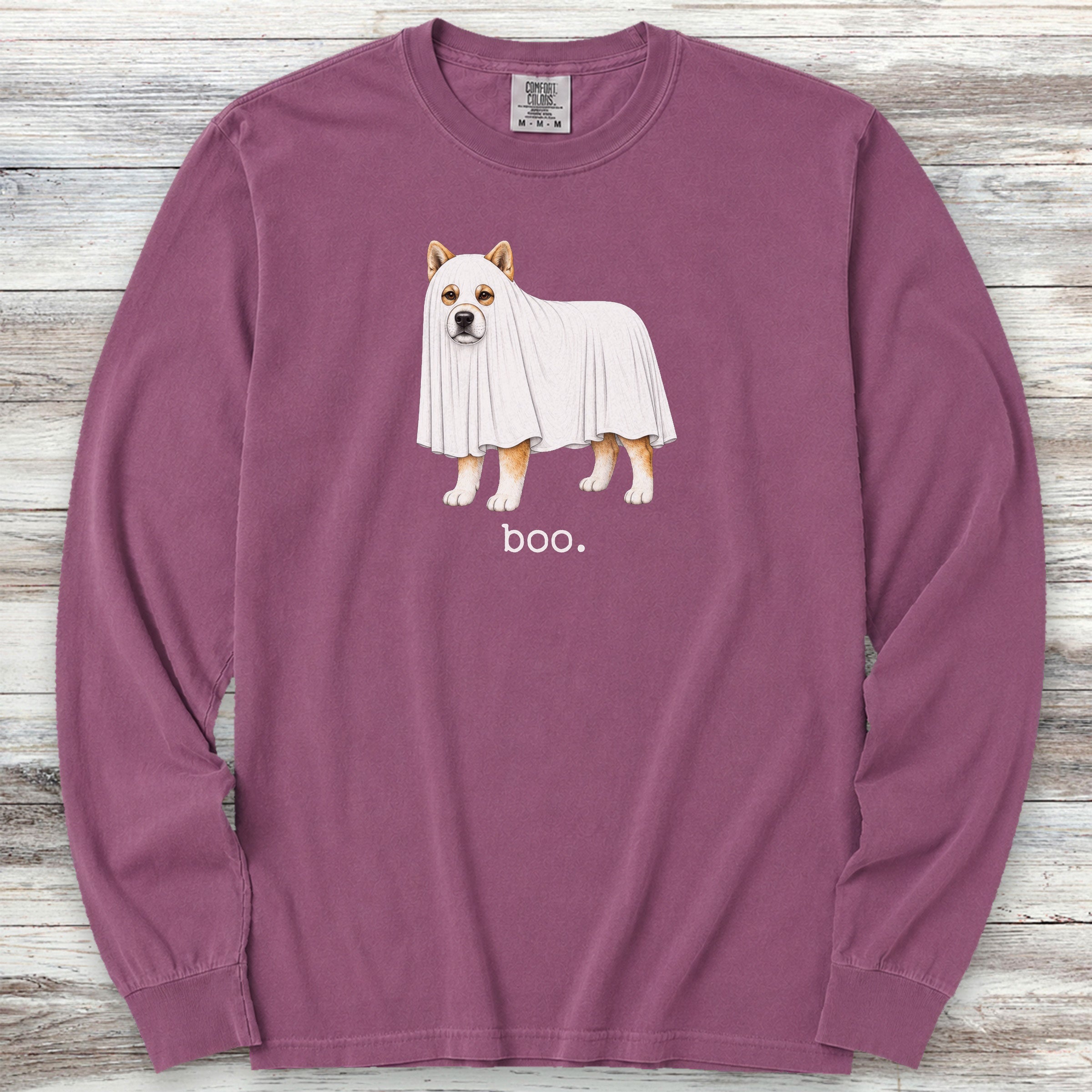 Akita Boo Long Sleeve Tee - Berry