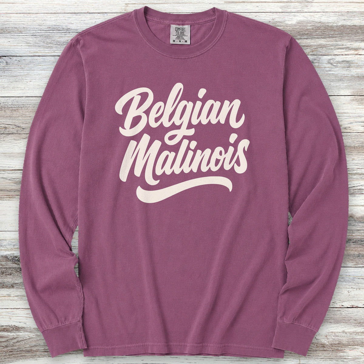 Belgian Malinois Team Long Sleeve Tee - Berry