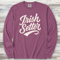Irish Setter Team Long Sleeve Tee - Berry