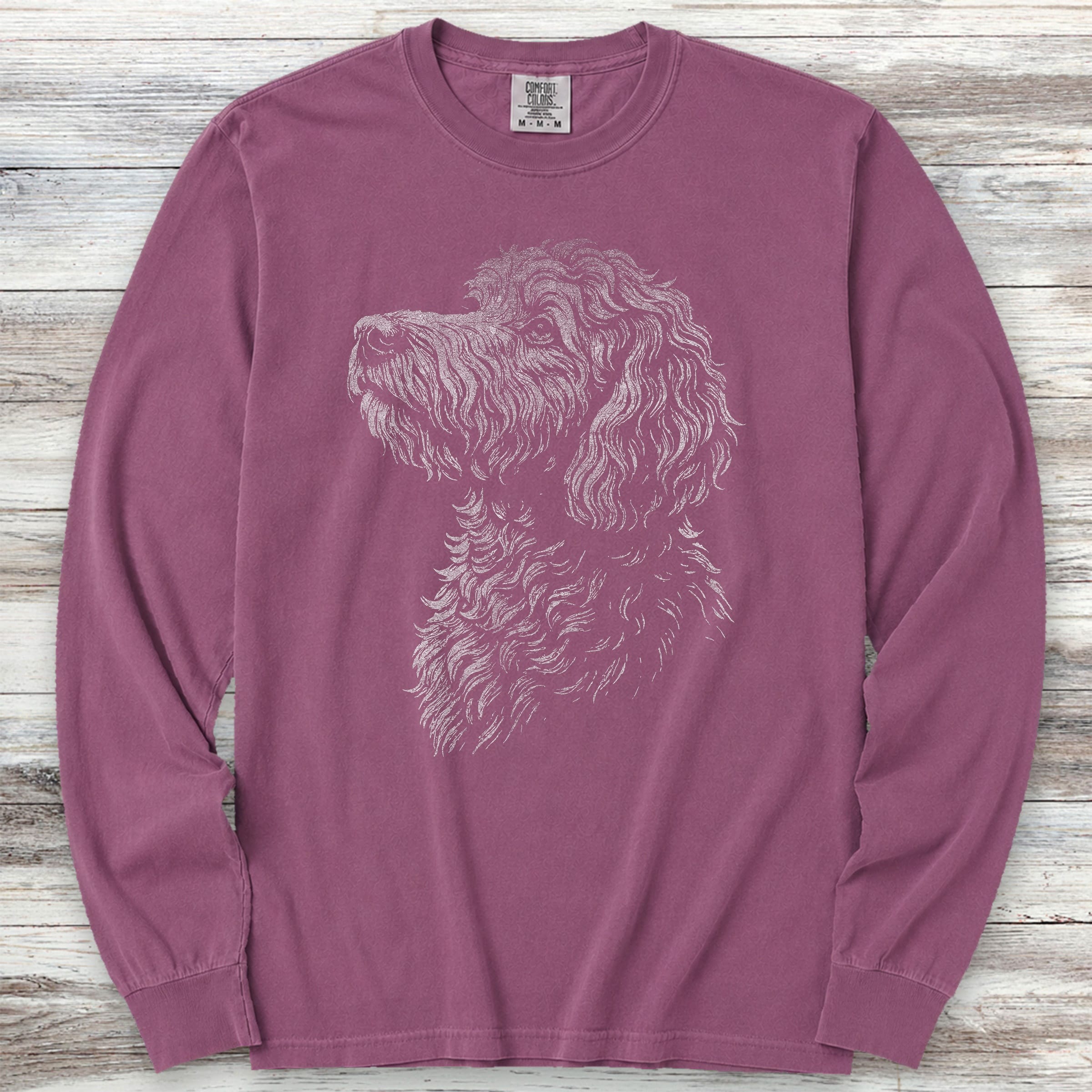 Doodle Loyalty Long Sleeve Tee - Berry