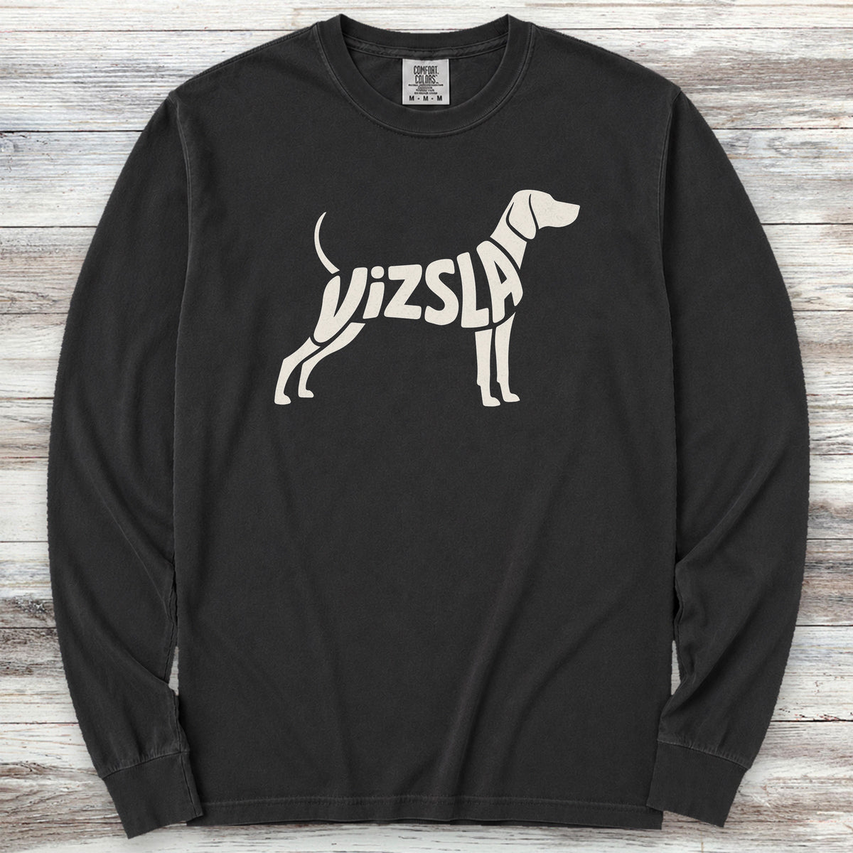 Vizsla Long Sleeve Tee - Black