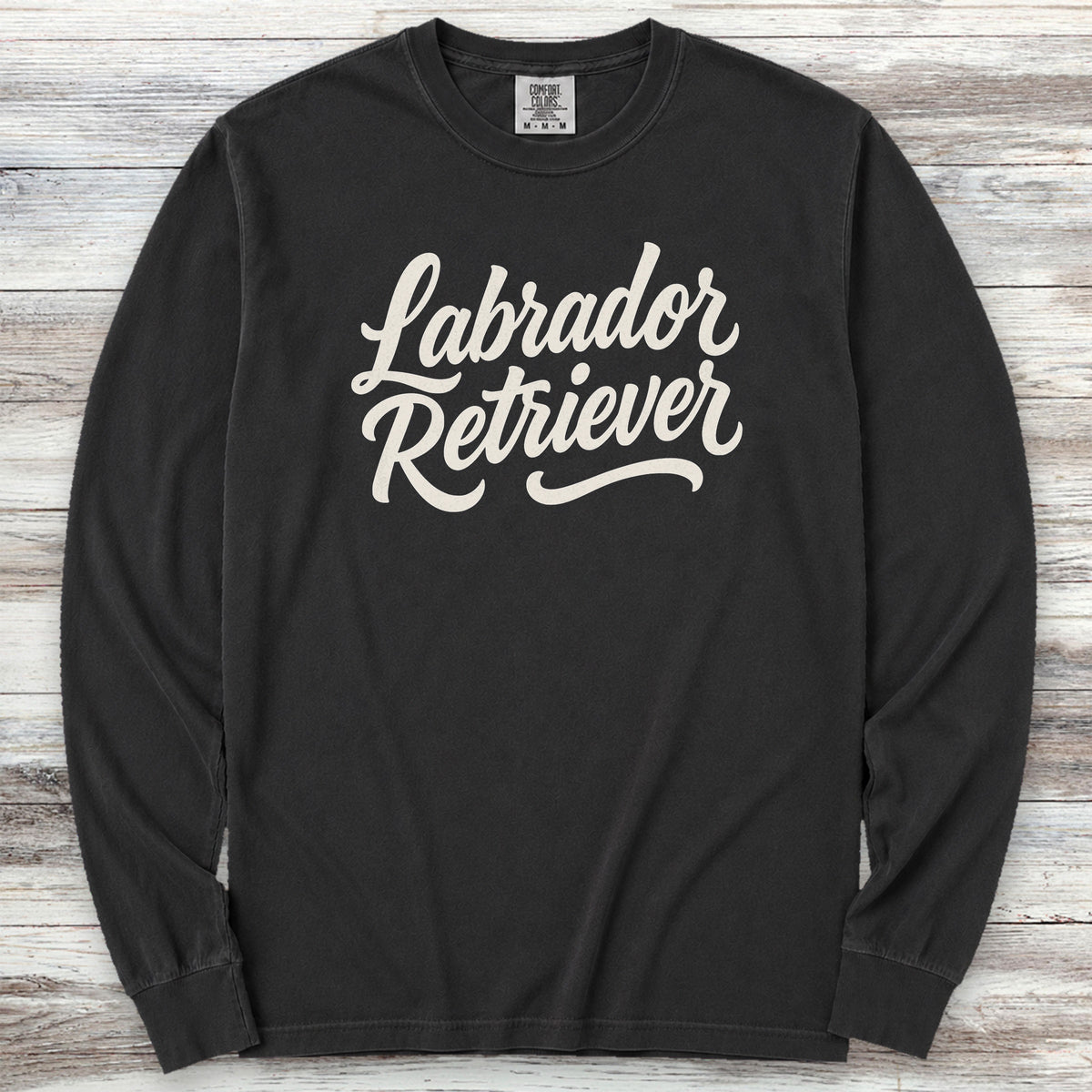 Labrador Retriever Team Long Sleeve Tee - Black