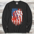 Golden Retriever USA Long Sleeve Tee - Black