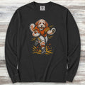 Doodle Football Long Sleeve Tee - Black