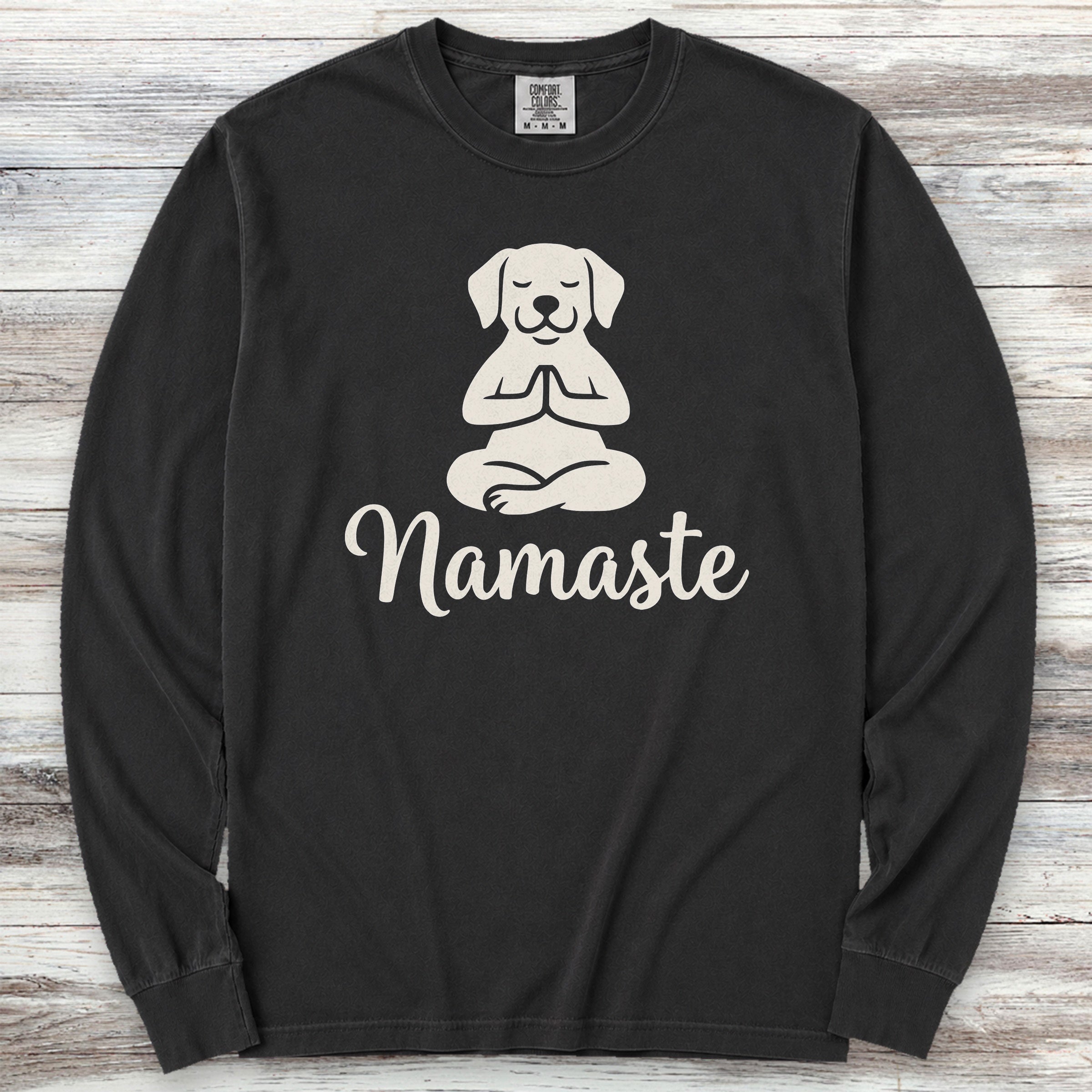 Namaste Long Sleeve Tee - Black