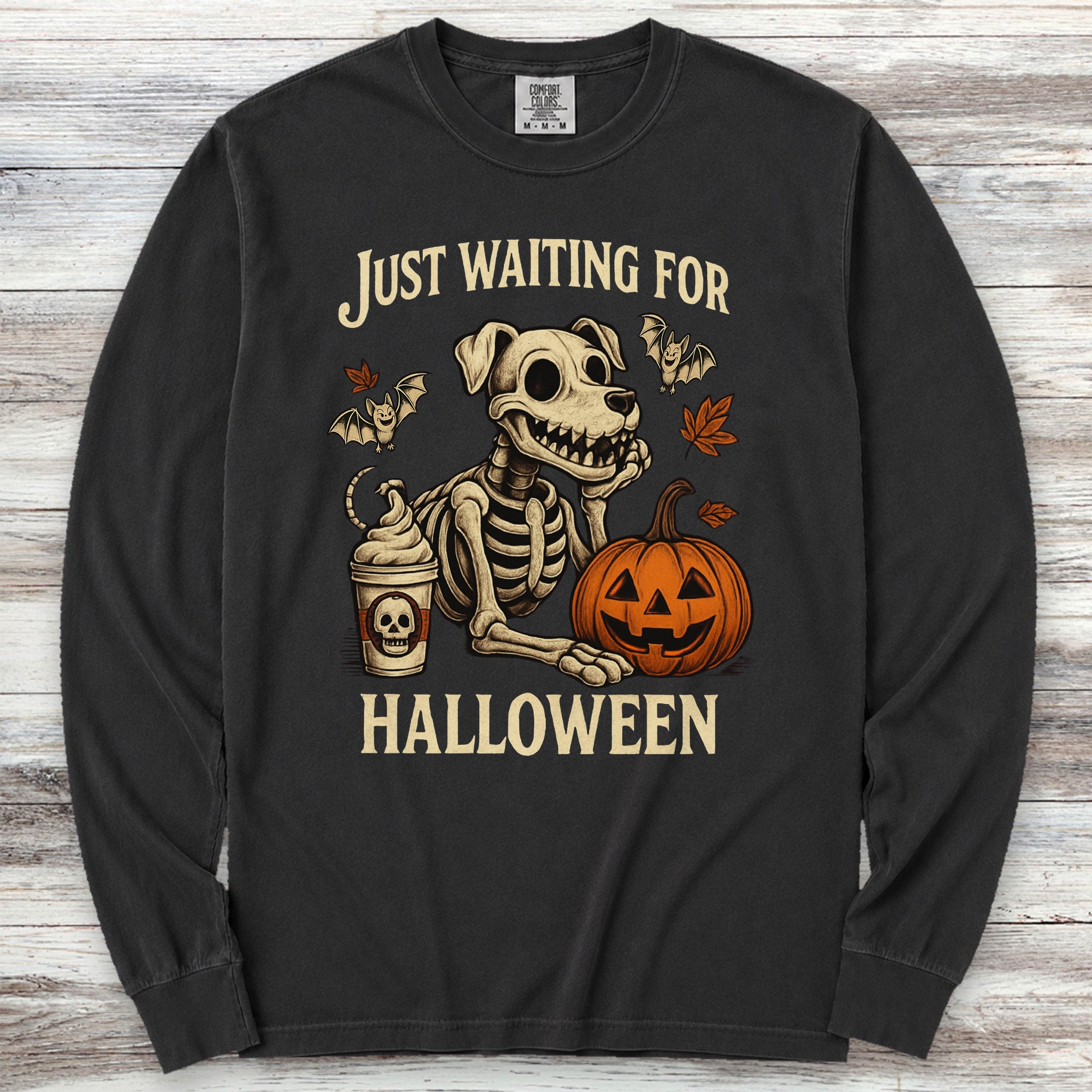 Wait For It Long Sleeve Tee - Black