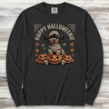 Dachshund Halloweenie Long Sleeve Tee - Black