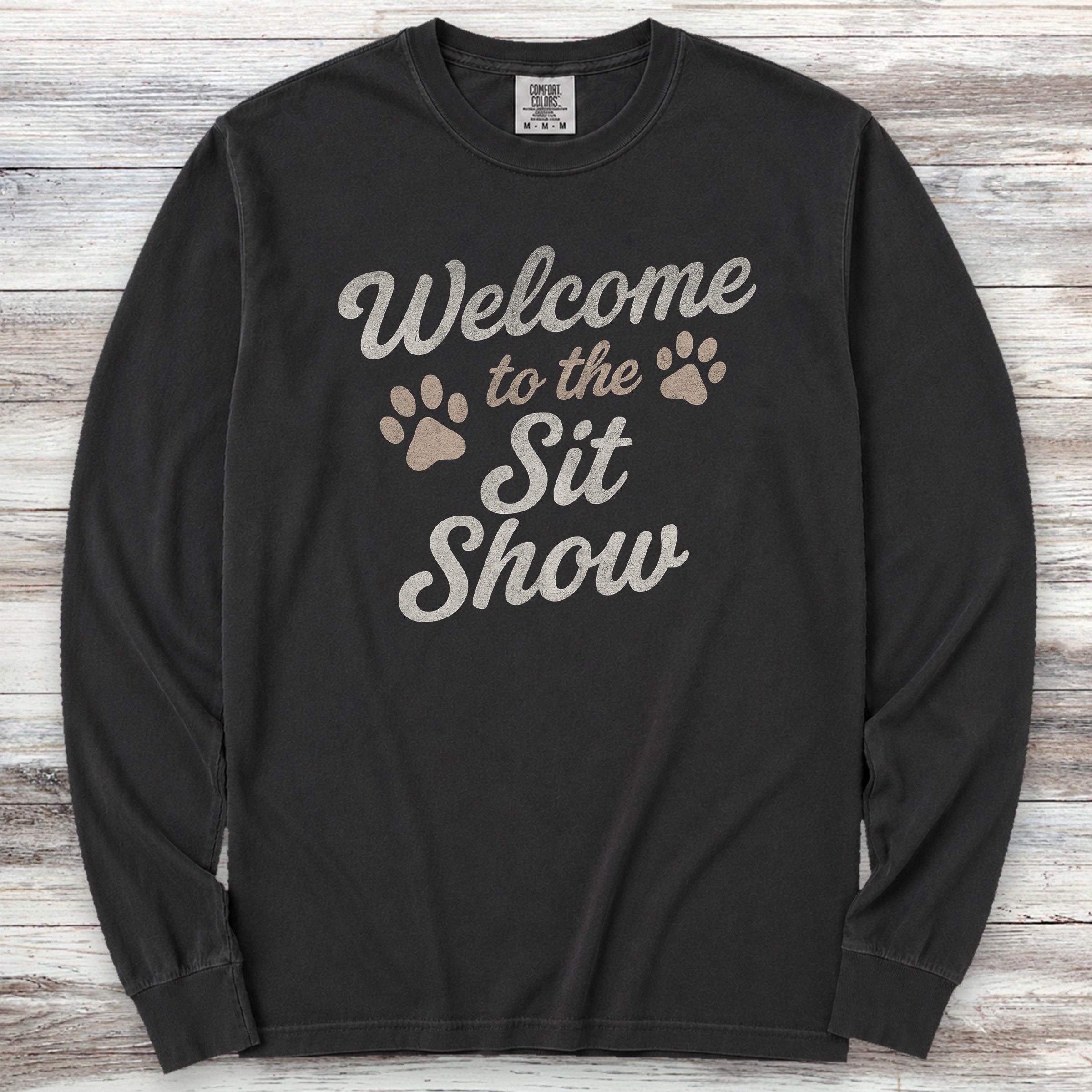 Sit Show Long Sleeve Tee - Black