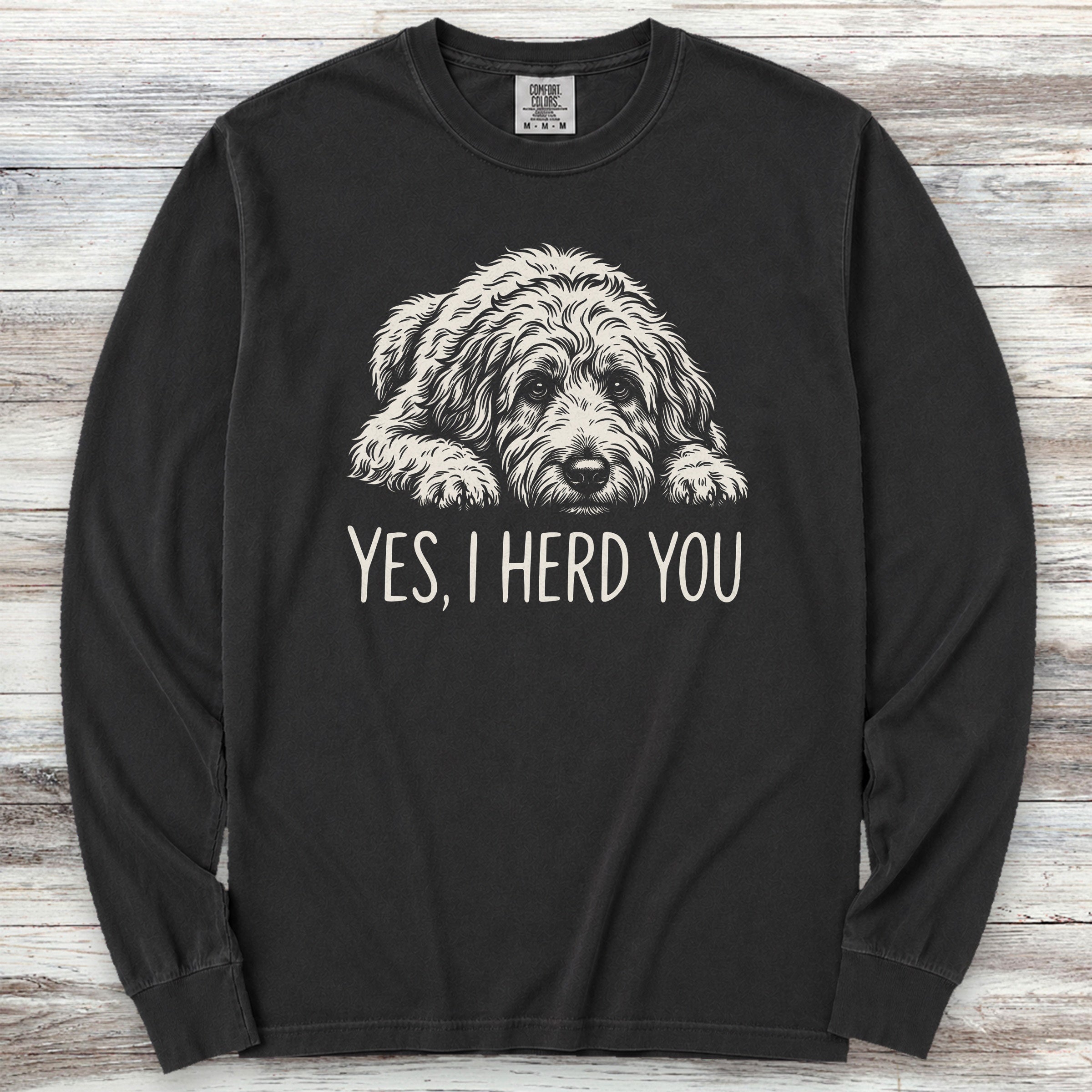 Doodle Herd You Long Sleeve Tee - Black