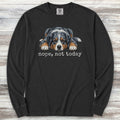 Australian Shepherd Nope Long Sleeve Tee - Black