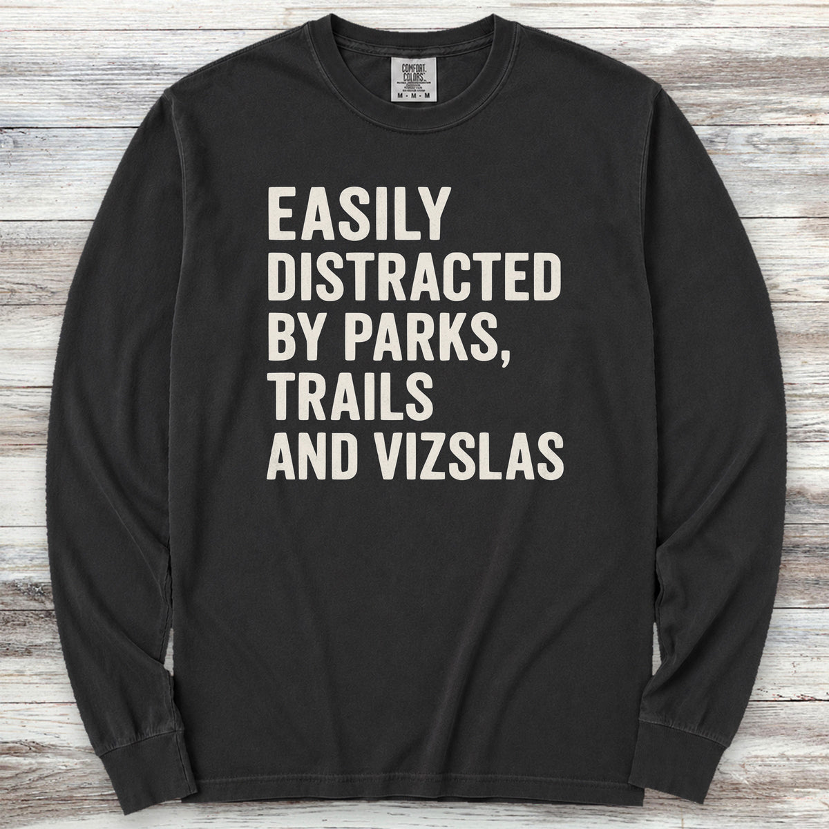 Vizsla Trails Long Sleeve Tee - Black