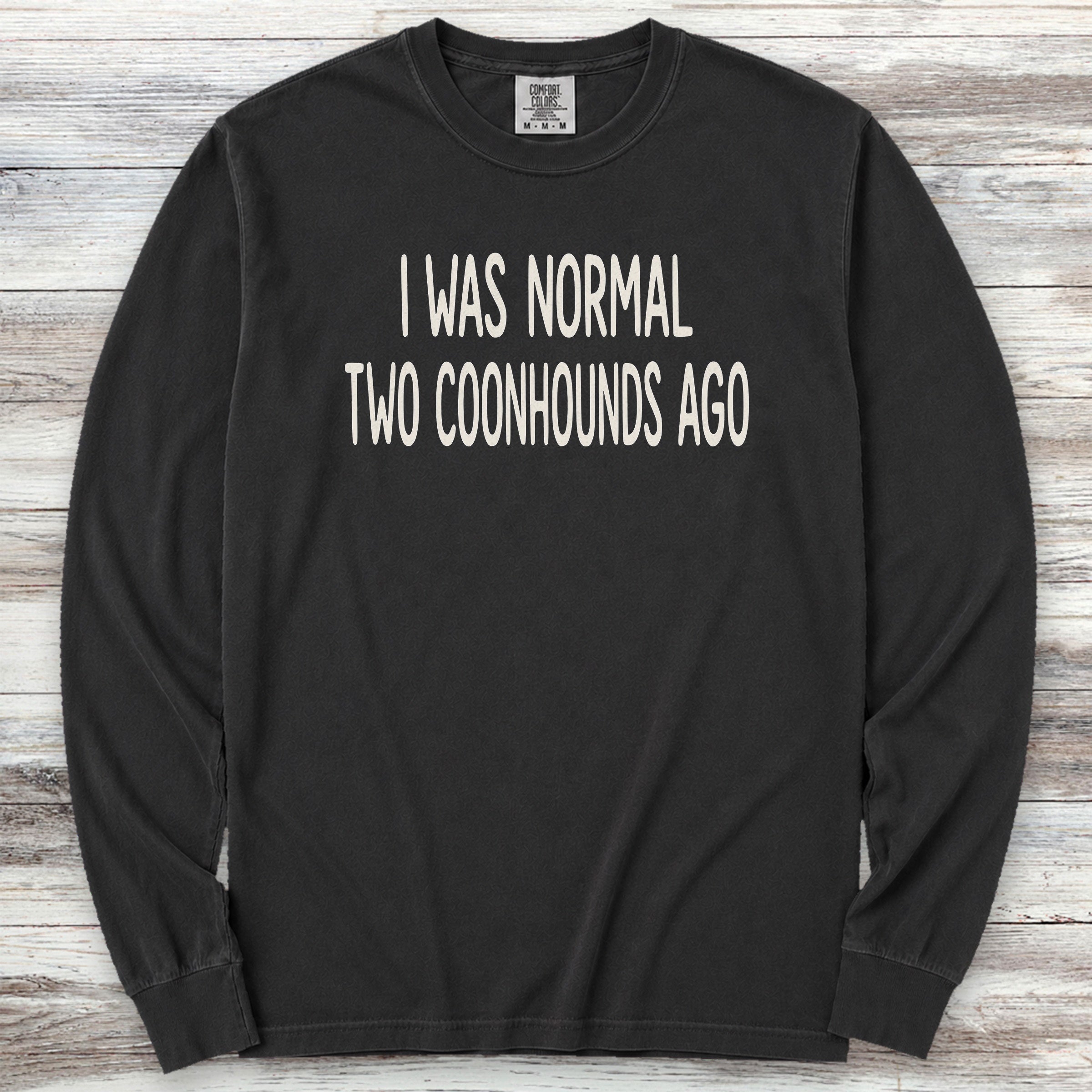 Coonhound Normal Long Sleeve Tee - Black