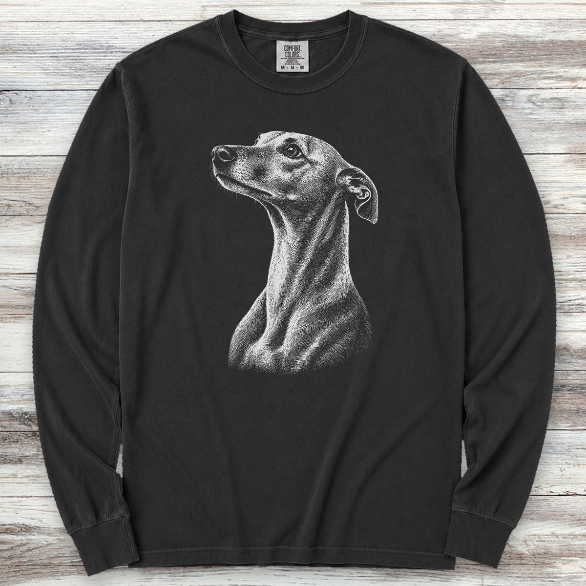 Whippet Loyalty Long Sleeve Tee - Black