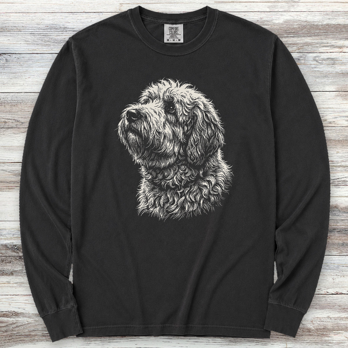 Old English Sheepdog Loyalty Long Sleeve Tee - Black