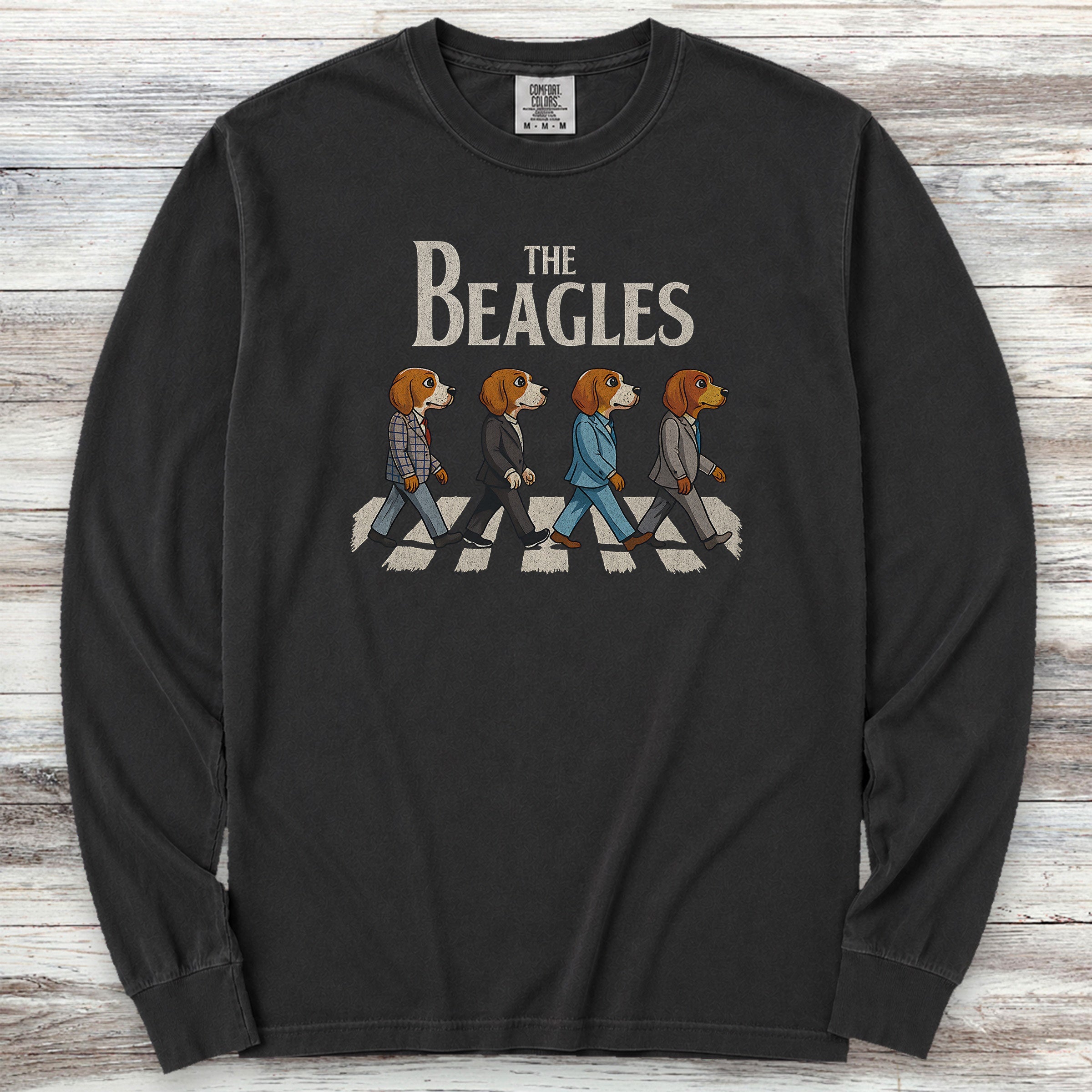 The Beagles Long Sleeve Tee - Black