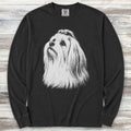 Maltese Loyalty Long Sleeve Tee - Black