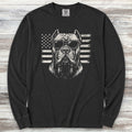 Cane Corso Flag Long Sleeve Tee - Black
