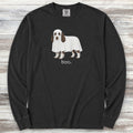 English Springer Spaniel Boo Long Sleeve Tee - Black