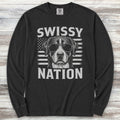 Swiss Mountain Dog Nation Long Sleeve Tee - Black