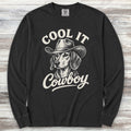 Dachshund Cool It Long Sleeve Tee - Black