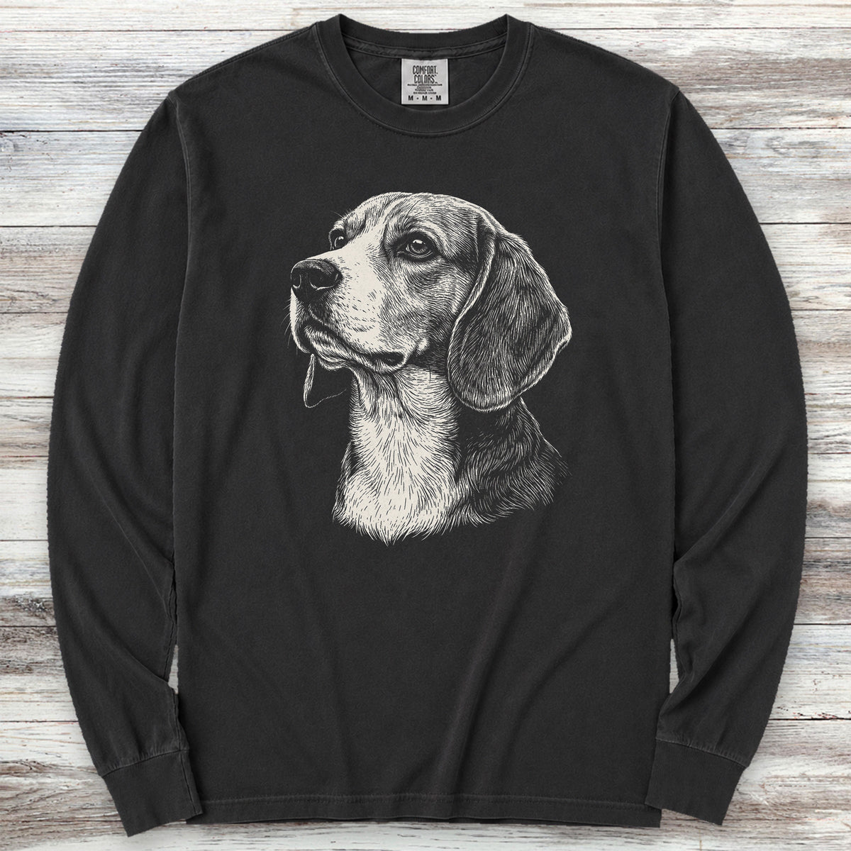 Beagle Loyalty Long Sleeve Tee - Black