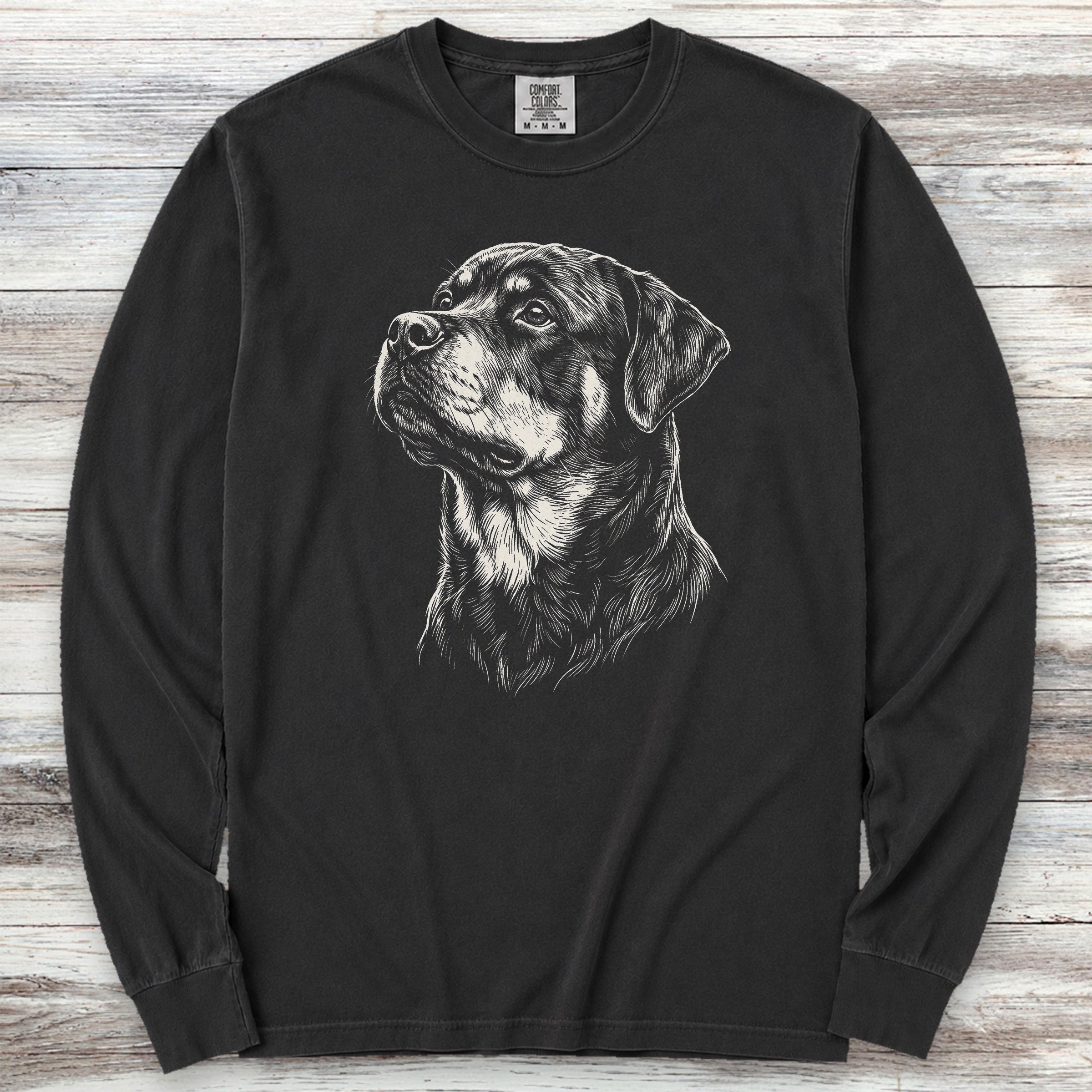 Rottweiler Loyalty Long Sleeve Tee - Black