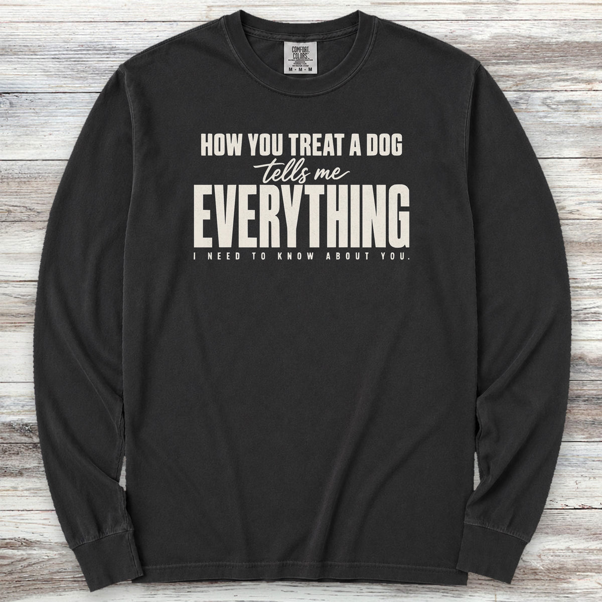 Everything Long Sleeve Tee - Black