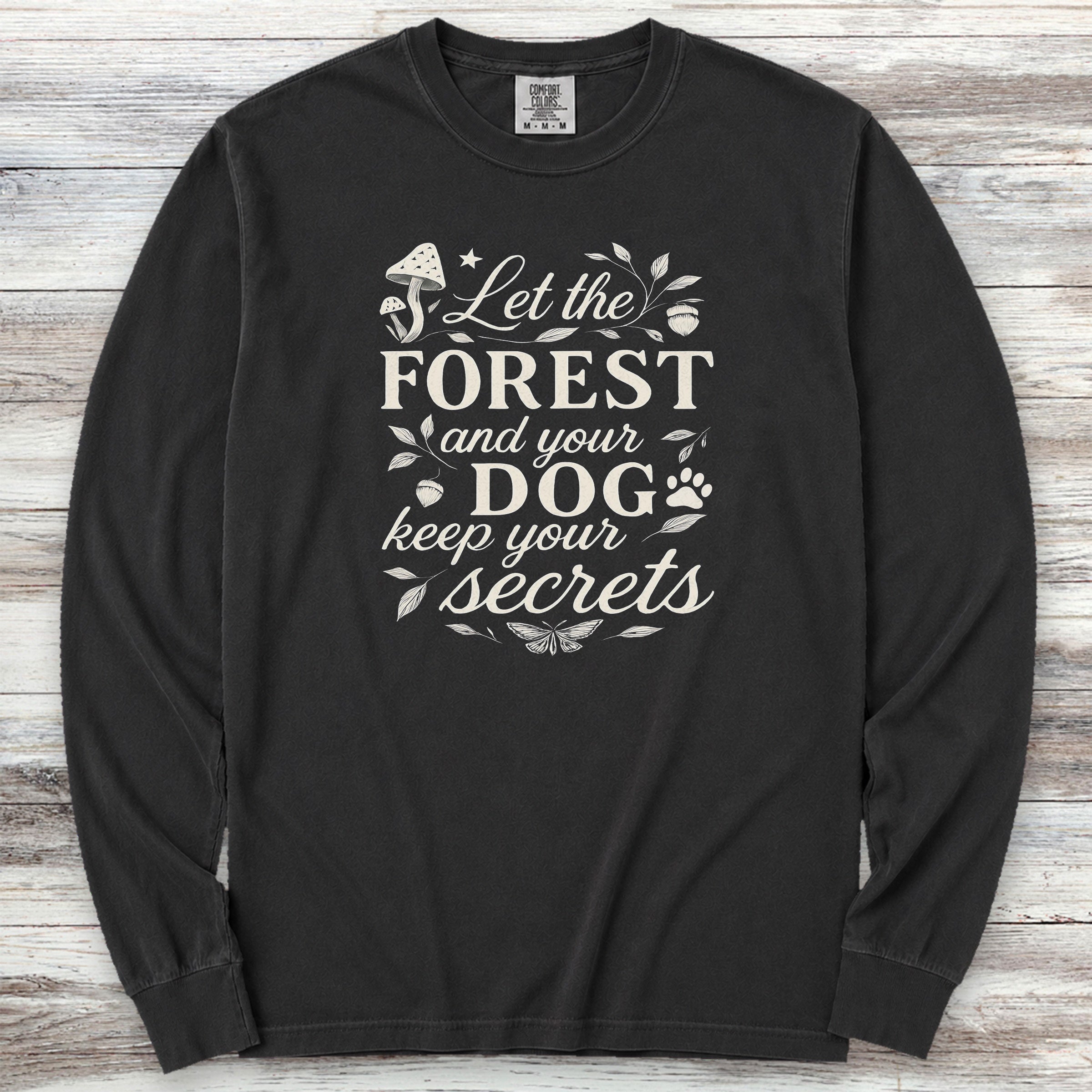 Secrets Long Sleeve Tee - Black
