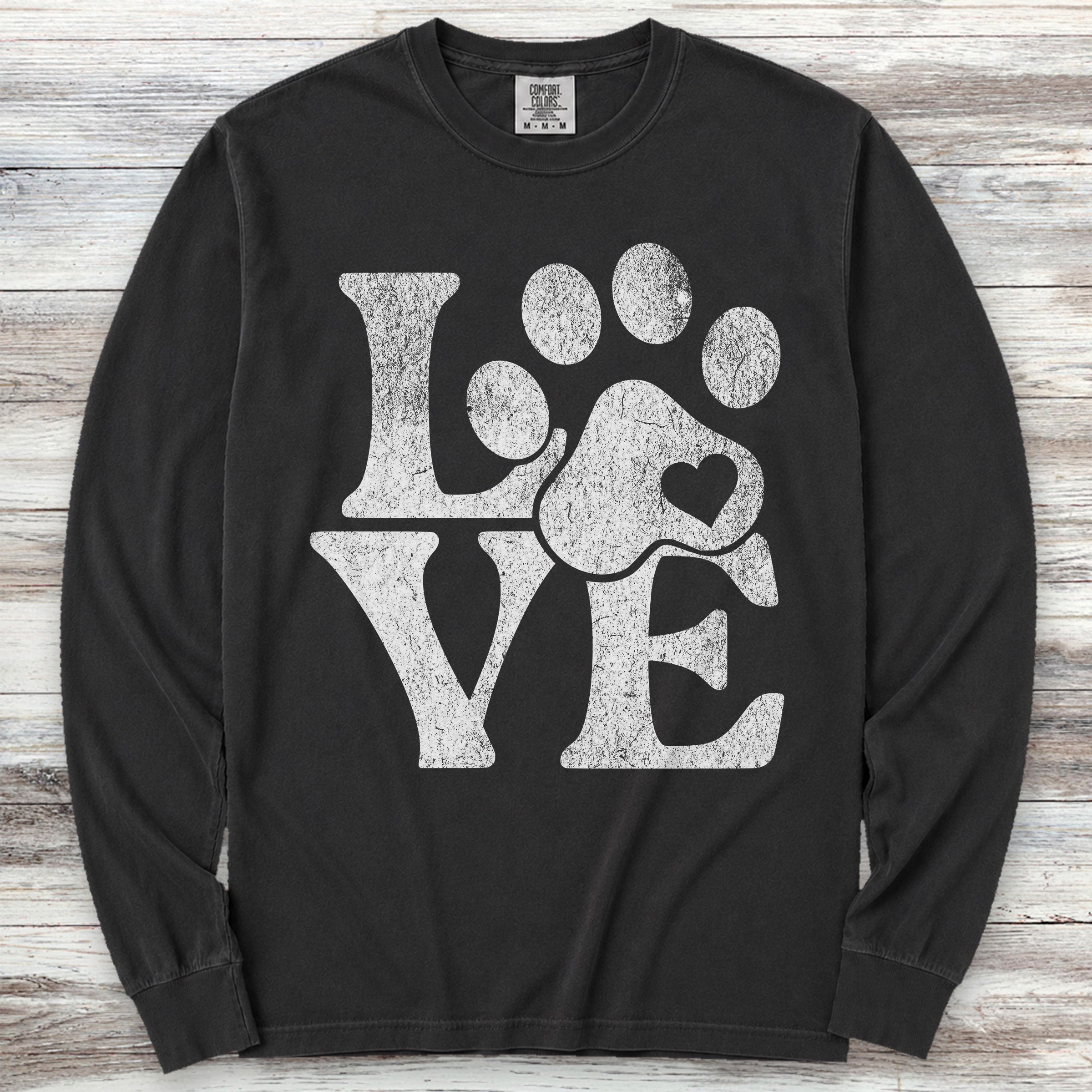 Love Long Sleeve Tee - Black