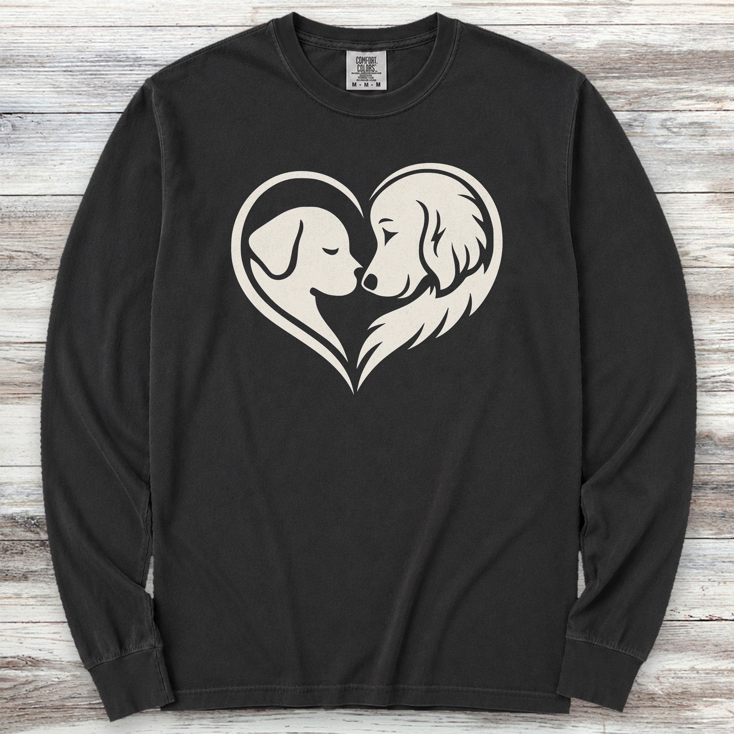 Dog Wear Studio Logo Long Sleeve Tee - Black