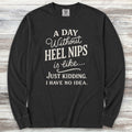 Australian Cattle Dog Days Long Sleeve Tee - Black