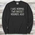 Basset Hound Normal Long Sleeve Tee - Black