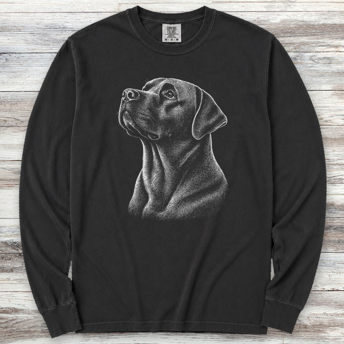 Labrador Retriever Loyalty Long Sleeve Tee - Black