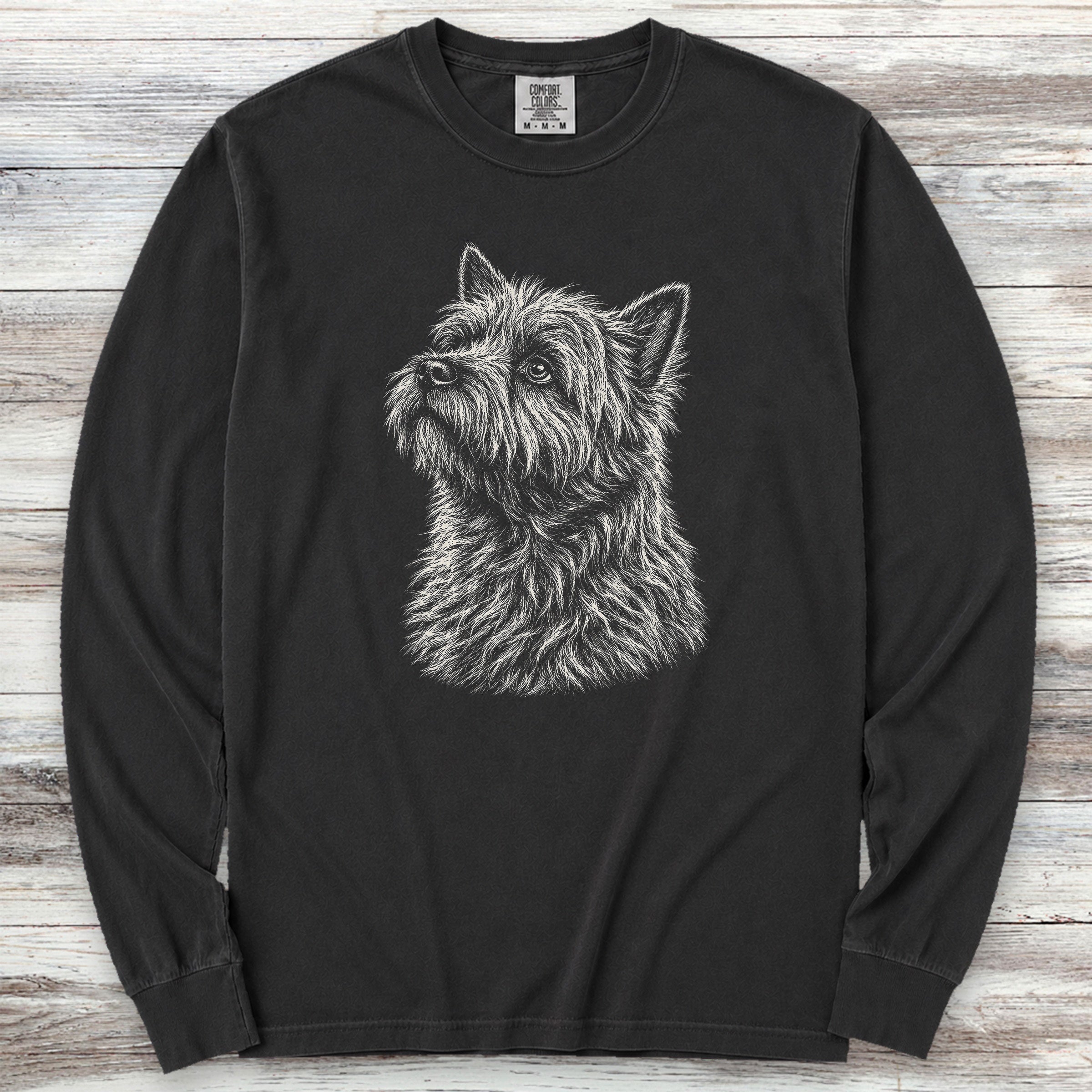 Cairn Terrier Loyalty Long Sleeve Tee - Black